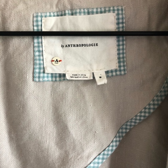 Anthropologie Linen Blend Jacket - Picture 2 of 5
